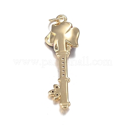 Кулоны из латуни с прозрачным фианитом&nbsp;ZIRC-F120-088G