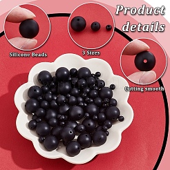 3 стиль силиконовые бусины SIL-PH0001-07