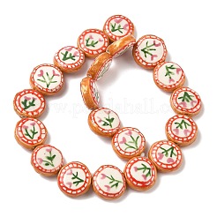 Фарфоровые бусины ручной работы PORC-C008-04A