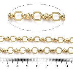 Латунные шестигранные звенья цепи с покрытием стойки CHC-G023-04G