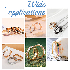 Кольцо из нержавеющей стали 201 с рифлением для женщин и мужчин&nbsp;RJEW-UN0002-51B-BU