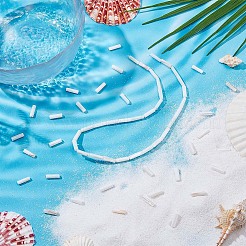 2 нить бусин из натуральных пресноводных ракушек&nbsp;BSHE-WR0001-03