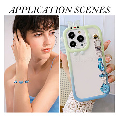 64 шт. прозрачные стеклянные бусины градиентного цвета&nbsp;GLAA-TA0003-48G