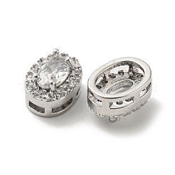 Латунные микро проложить кубического циркония бусы&nbsp;KK-Q809-30P