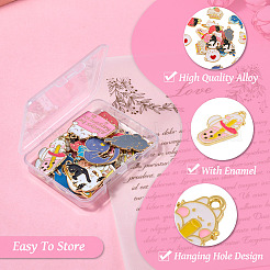 20 шт. двухцветные милые подвески из сплава&nbsp;ENAM-TA0001-91