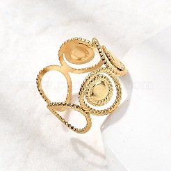 Кольца-манжеты из нержавеющей стали 304&nbsp;RJEW-K248-17G