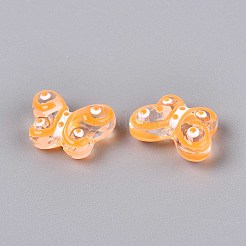 Прозрачные стеклянные бусины&nbsp;GLAA-T025-20F