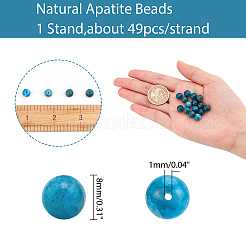 Природного апатита нитей бисера G-AR0001-77