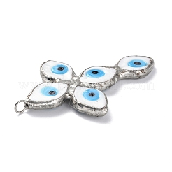 Ручной зла подвески бусины глаз&nbsp;LAMP-C009-04P-04