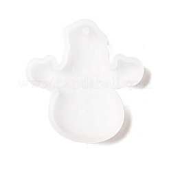 Thème de noël bricolage pendentif bonhomme de neige moules en silicone&nbsp;DIY-K054-09