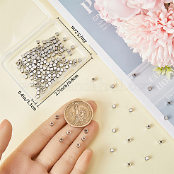 200 шт. бусины из нержавеющей стали марки 304&nbsp;STAS-BBC0004-27