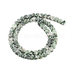 Натуральные зеленые пятна яшмовых нитей G-M403-A22-02