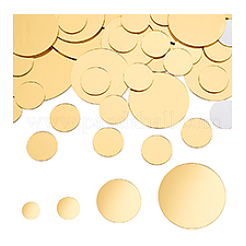 100 feuille de cabochons acryliques adhésifs de 4 styles&nbsp;DIY-PH0022-93C