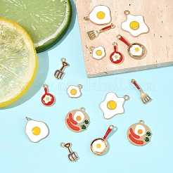 24шт 8 стиля сплава эмалевые подвески&nbsp;ENAM-FS0002-78