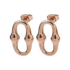 6 пара сережек-гвоздиков из нержавеющей стали 304&nbsp;EJEW-C180-01