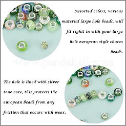 Европейские бусины из акрила FPDL-NB0001-02F