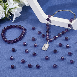 100 шт. натуральные бусины аметиста класса ab+&nbsp;G-SC0003-54