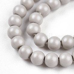 Выпечка из окрашенного перламутрового стекла жемчужные бусинки&nbsp;HY-N002-3mm-B05