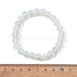 Синтетические опалитные вышитые бисером браслеты&nbsp;BJEW-Q692-47-8mm