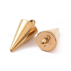 Pendentifs en acier inoxydable 304 avec placage ionique (IP)&nbsp;LS-STAS-G214-47G-04A