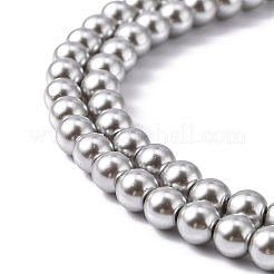 Экологичные стеклянные жемчужные бусины&nbsp;LS-HY-J002-6mm-HX069