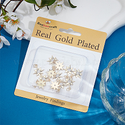 Подвески из кубического циркония с покрытием из латуни&nbsp;KK-BBC0017-07