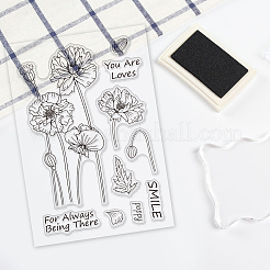 PVC-Plastikstempel&nbsp;DIY-WH0167-56-382