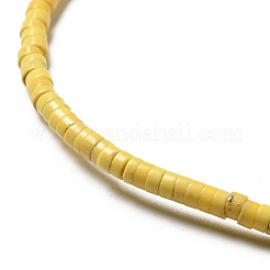 Turchese sintetico perline heishi fili&nbsp;G-I326-10A