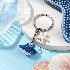 Подвески из стеклянных бусин ручной работы брелок&nbsp;KEYC-MZ00019