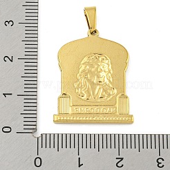 Pendentifs en acier inoxydable 304 avec placage ionique (IP)&nbsp;STAS-B071-02D-04G