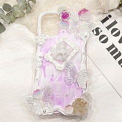 192 шт. 12 стиля камелии прозрачные смоляные кабошоны&nbsp;MRMJ-OC0003-34