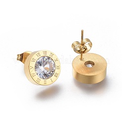 Комплекты украшений из нержавеющей стали 304 со стразами SJEW-M097-04G