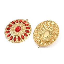 Подвески со стразами из нержавеющей стали 304 STAS-I352-14G-01