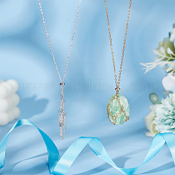 Латунный плетеный мешочек для макраме&nbsp;NJEW-AB00017