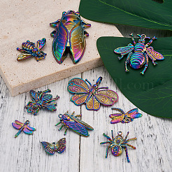 20 шт. 10 стиля подвески из сплава радужного цвета FIND-CD0001-04