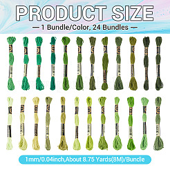 Нить для вышивания из полиэстера&nbsp;OCOR-TA0002-83C