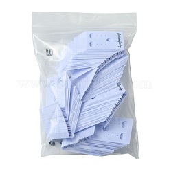 180PCS дисплей карты прямоугольник пластиковые серьги EDIS-FS0001-01C