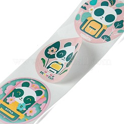 Geschenkaufkleberrollen aus Papier mit Cartoon-Muster&nbsp;DIY-R083-03B