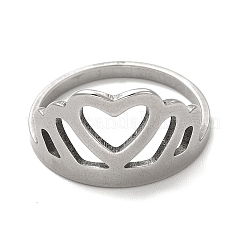 Кольца из нержавеющей стали 201&nbsp;RJEW-G278-24P