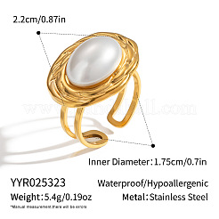 Anillos abiertos de acero inoxidable 304 para mujer&nbsp;LS-DM4444