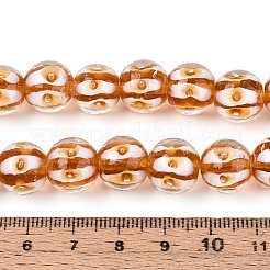 Бусы лэмпворк ручной работы LAMP-N028-20G