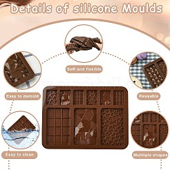 2шт 2 стиля силиконовые Молды&nbsp;DIY-CJ0002-95