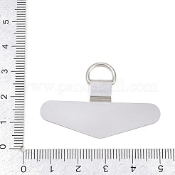 Handy-Befestigungslasche aus Edelstahl 201&nbsp;LS-AJEW-A075-01P