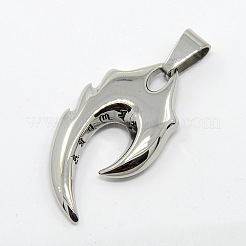 Pendentifs rétro anti-ternissement en acier inoxydable 304 pour hommes&nbsp;STAS-O044-113