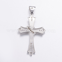 Латунные микро проложить кубического циркония подвески ZIRC-G125-83P