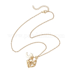 3 шт. 3 стиля 304 нержавеющая сталь макраме мешочек пустой держатель для камней изготовление ожерелья&nbsp;NJEW-JN05252