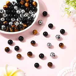 105шт 3 стиля натуральный тигровый глаз&nbsp;G-PA0001-28