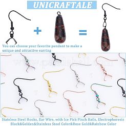 50 шт. 5 крючка для сережек из нержавеющей стали 304 FIND-UN0001-32