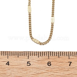 Ожерелья из цепочек панцирного плетения из нержавеющей стали 304 толщиной 2 мм&nbsp;NJEW-T016-13G