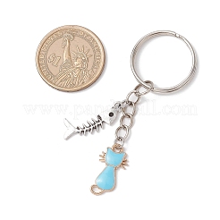 Подвесные брелки из сплава эмали&nbsp;KEYC-JKC01269